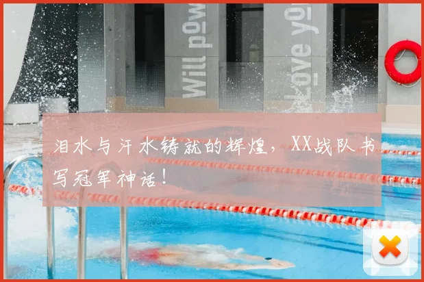 泪水与汗水铸就的辉煌，XX战队书写冠军神话！