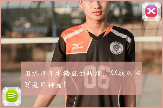 泪水与汗水铸就的辉煌，XX战队书写冠军神话！