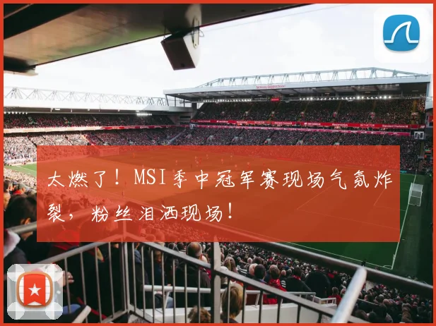太燃了！MSI季中冠军赛现场气氛炸裂，粉丝泪洒现场！